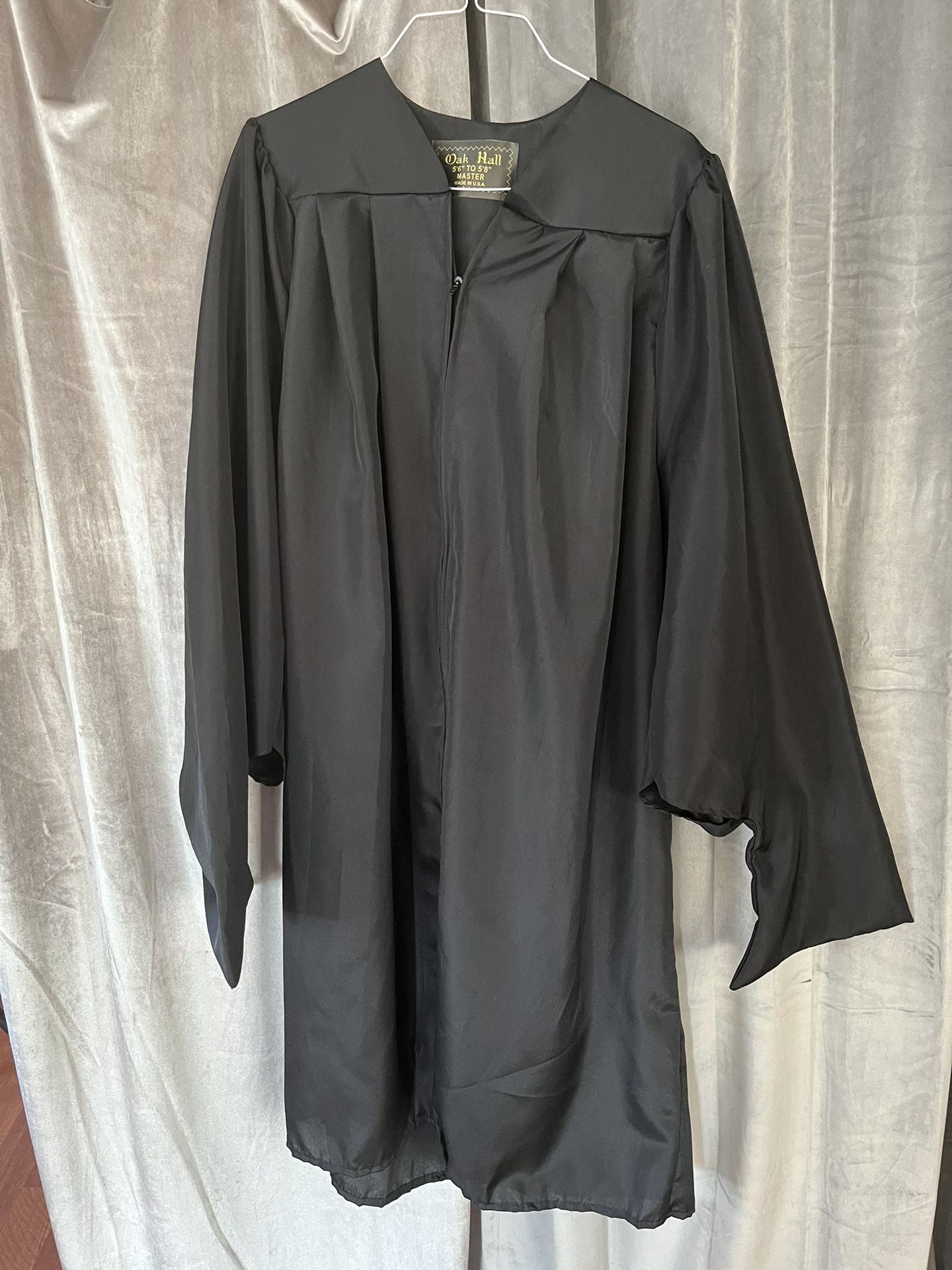 Black Robe Halloween Graduation Gown Type
