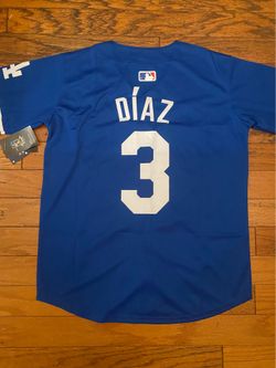 Blue los Angeles dodgers Edwin Diaz  Nike jersey also have Ohtani Yamamoto Betts freeman