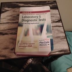 Davis's Comprehensive Handbook Of Laboratory And Diagnostic Test With Nursing Implications 7th Edition First Printing By Anne M. Van Leeuwen 