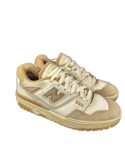 NEW BALANCE 550 AIME LEON DORE BB550NEC BEIGE WHITE SNEAKERS SIZE W 8/M 6.5/39.5