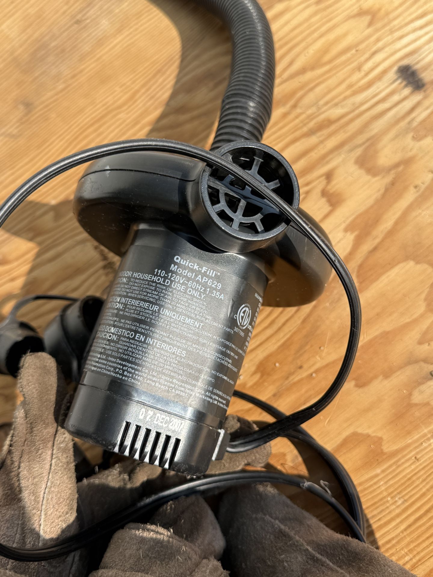 Electric Air Pump with 3 Nozzles