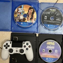 PS4 Controller And Games 