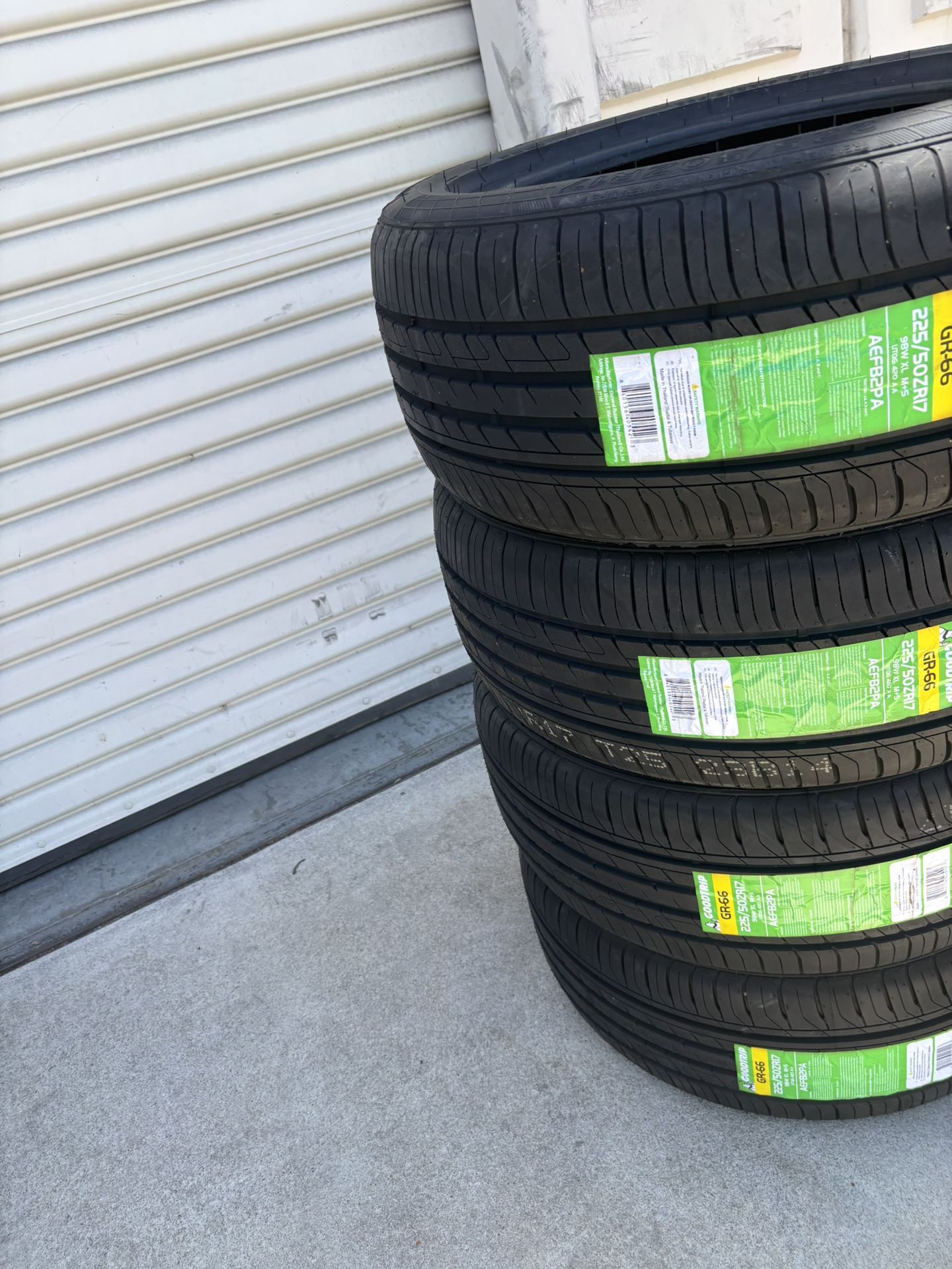 4 Tires 225x50-17 $280