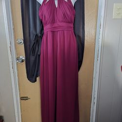 Burgundy  Formal Dress Size 13.  $14
