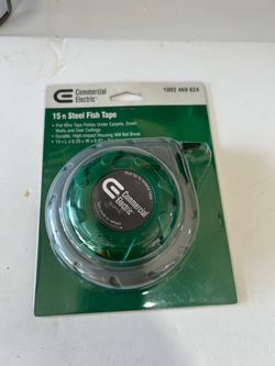 Commercial Electric 15' Steel Fish Tape