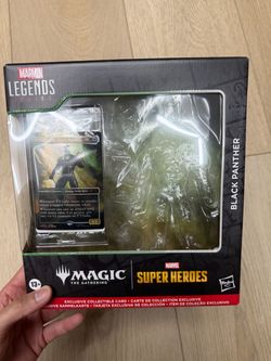 Magic the gathering black panther marvel legends (card only)