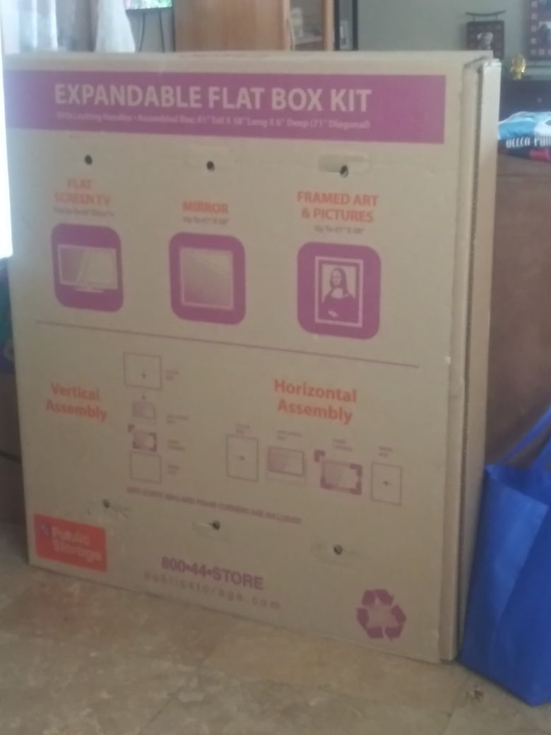 Expandable Flat Tv box