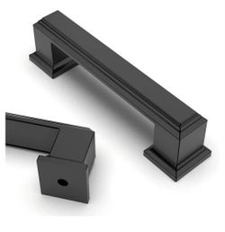 New Asidrama 10 Pack 3 Inch(76mm) Matte Black Kitchen Cabinet Handles Cabinet Pulls Kitchen Cabinet Hardware for Cupboard Drawer Pulls