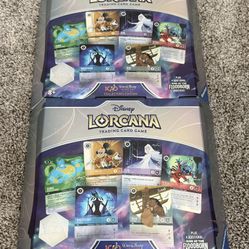 Disney Lorcana TCG: Rise Of The Floodborn - Disney 100 Collector’s Edition Gift Set NEW x2