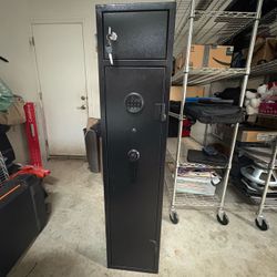 Black Steel Safe with Digital Keypad