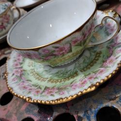 Haviland Fine Bone China Teacup And Saucer