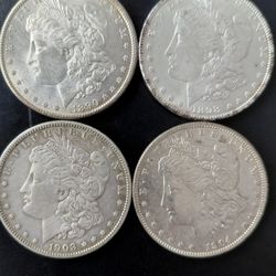 MORGAN SILVER DOLLARS- BETTER DATES 4/$350 #2