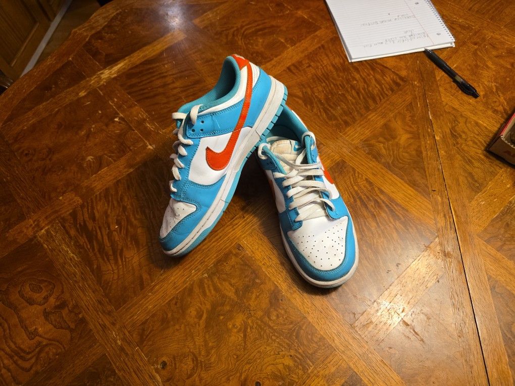 Nike Dunks Low Miami Dolphines