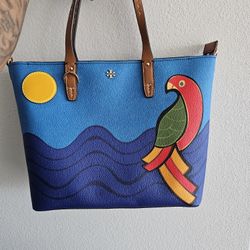 Tory Burch Kerrington Parrot Tote