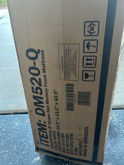 8" Queen Size Memory Foam Mattress