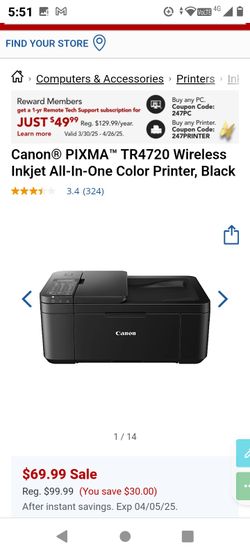 Canon Ink Jet All-in-one Copier