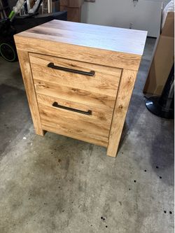Ashley Solid Wood Nightstand