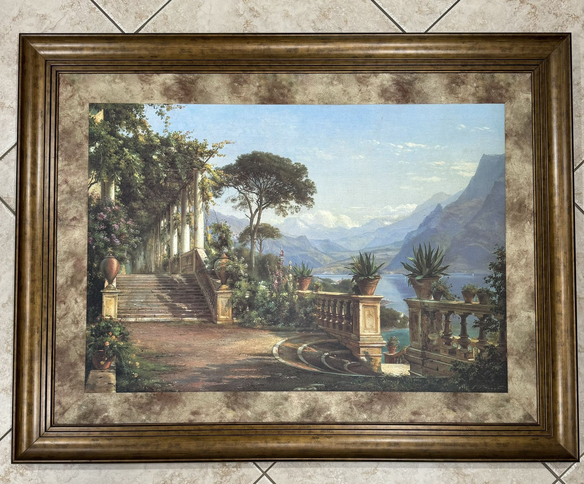 Beautiful Landscape Framed Painting