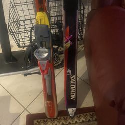 Two Sets Of Skis