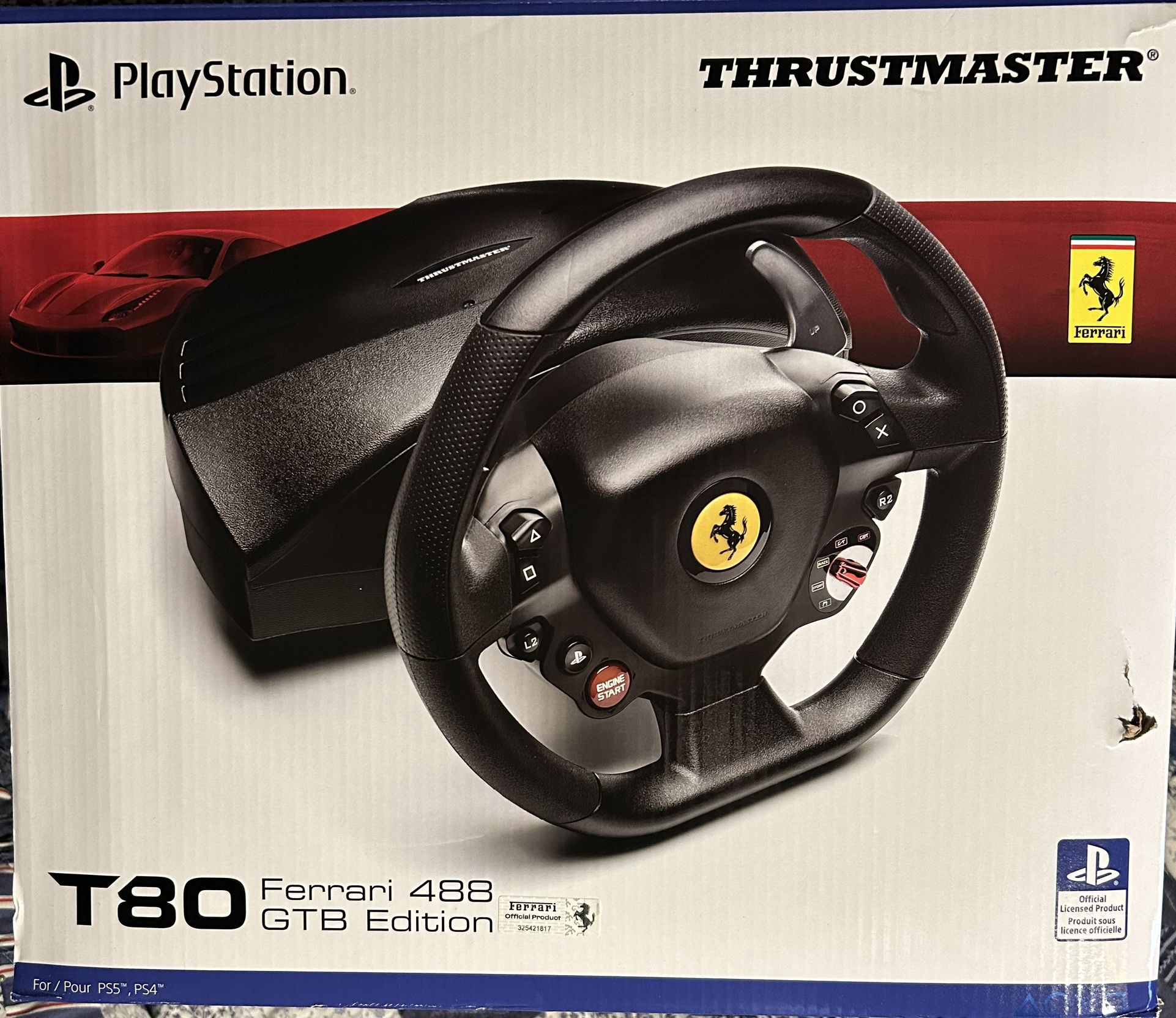 New PS5 Thrustmaster T80 Set And Custom Race Seat And Cockpit.