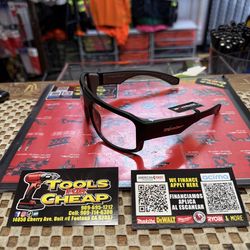 BOMBER Mega-Bomb Black Frame Clear Safety Glasses