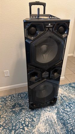 Maxpower Portable Party Speaker Tower/ Karaoke 🎤