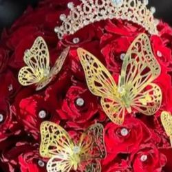 Bouquet Of Beautiful Roses, Can Be Delivered To You, I Only Have One Of Each !!!🌹🌹🌹!!!