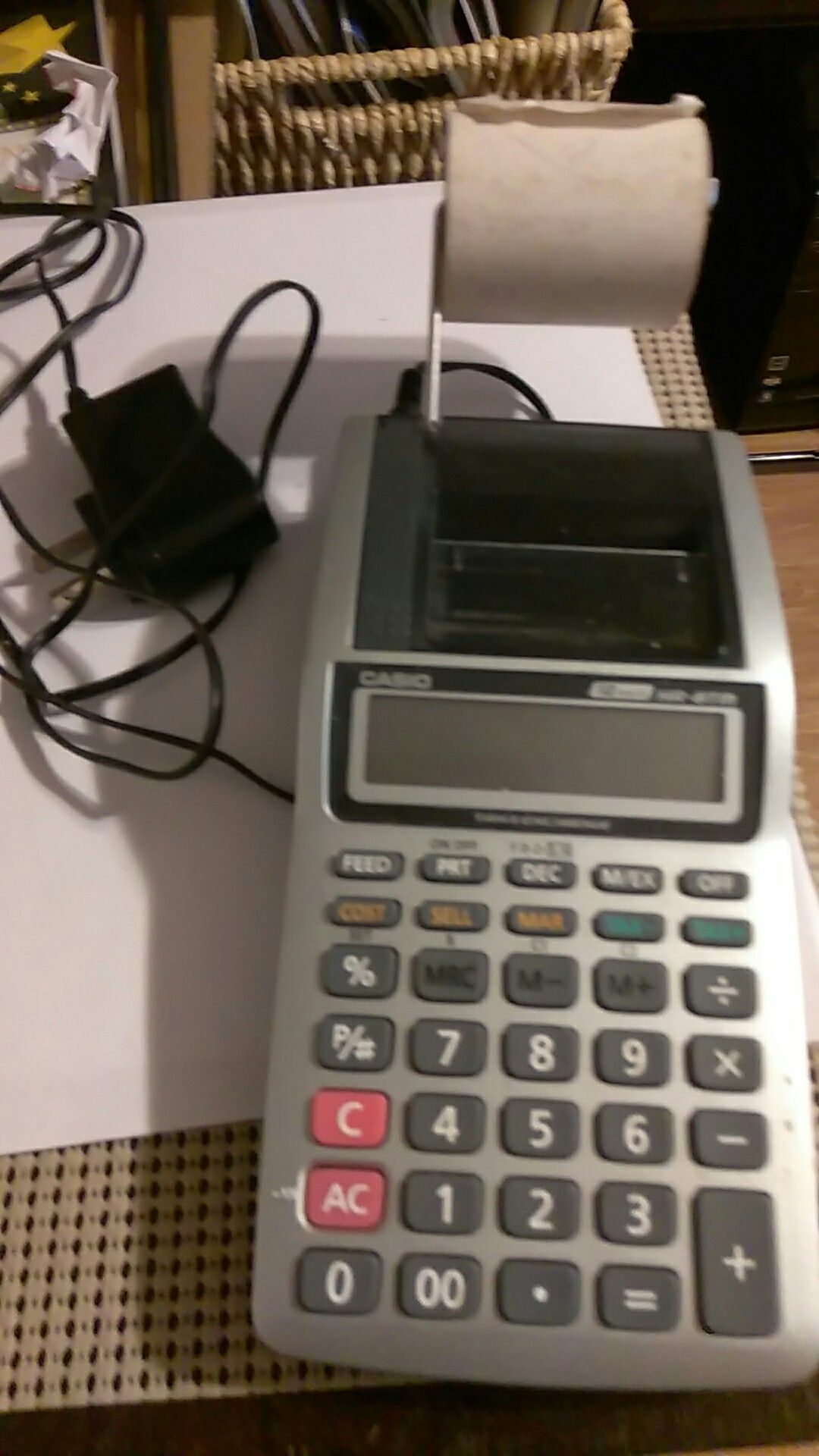 Casio electric calculator