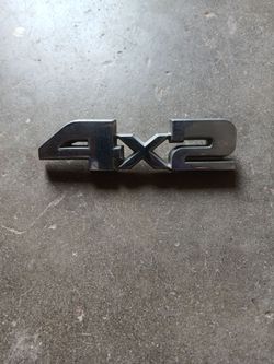 4x2 Fender badge for an 87 F-250