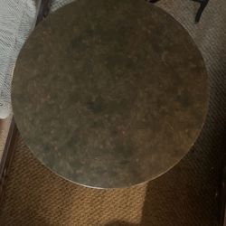 Vintage Granite tables and coffee set