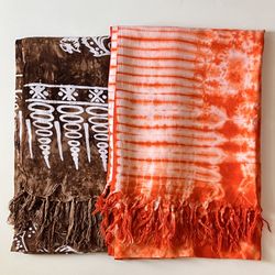 2 Batik Beach Wraps 👙⛱️☀️