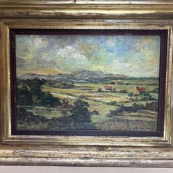 1900’s European Country Antique Oil Painting 