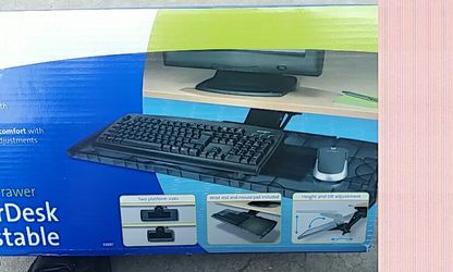Keyboard Drawer Underdesk Adjustable