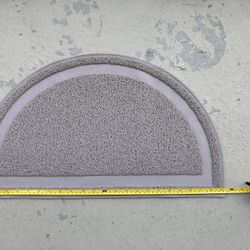 $5, One Half-moon Cat Litter Mat