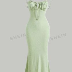 NEW - Green Stretch Dress - Small