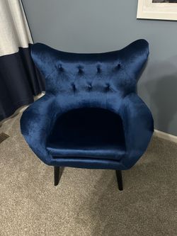 MOVING OUT SALE - Blue Chair