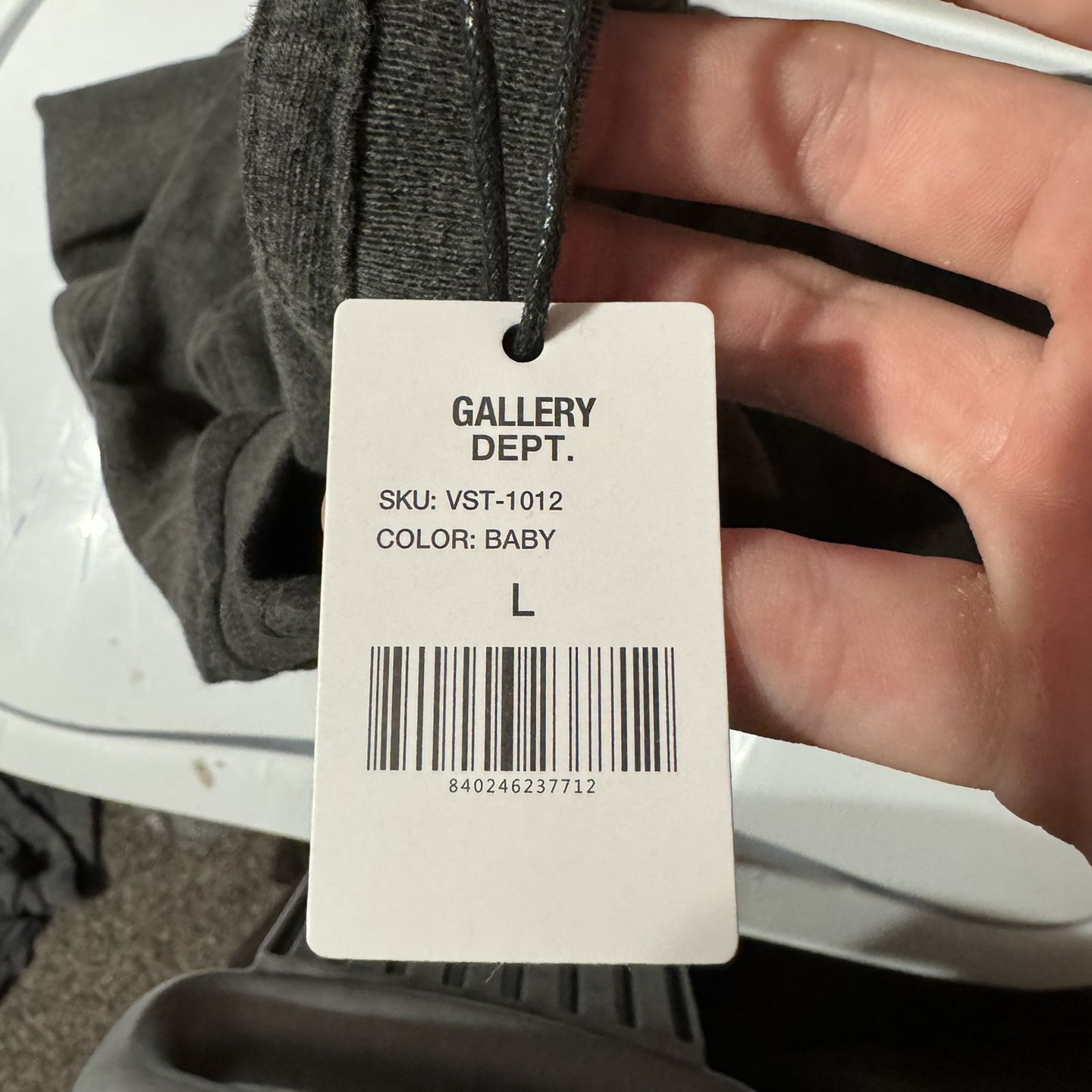 Gallery Dept Gray Flames Sweatshirt
