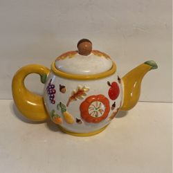 Large Teapot By Hallmark. 7 Inches Tall 10 inches wide