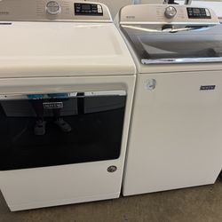 Maytag  washer front load washer and electric dryer  large capacity