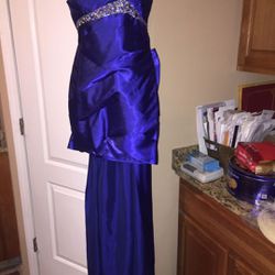 Royal blue all occasions Dress brand new
