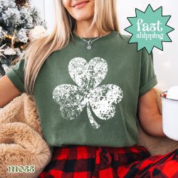Shamrock Shirt, Womens Shenanigans Shirt, Cute St Patricks Day Shirt, Lucky Shirt, Irish Shirt, Four Leaf Clover Shirt