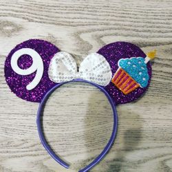 Birthday Minnie Mouse Ears