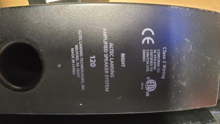 Altic Lansing Computer Speakers 