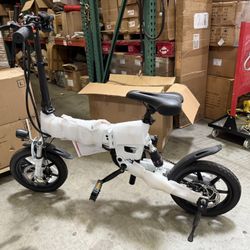 Foldable 14” Electric E-bike E Bike 15MPH