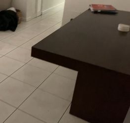 Brown table
