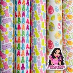 Faux Leather Rolls Hairbows