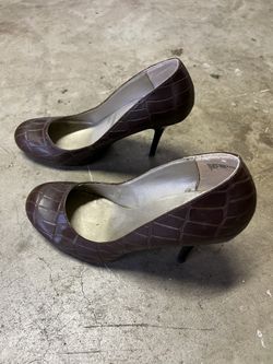 Elemenno Brown 3” High Heel Pumps