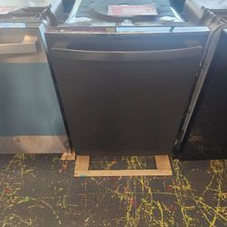 GE Profile 24 Inch Dishwasher Black Stainless Matt PDT715SFNDS