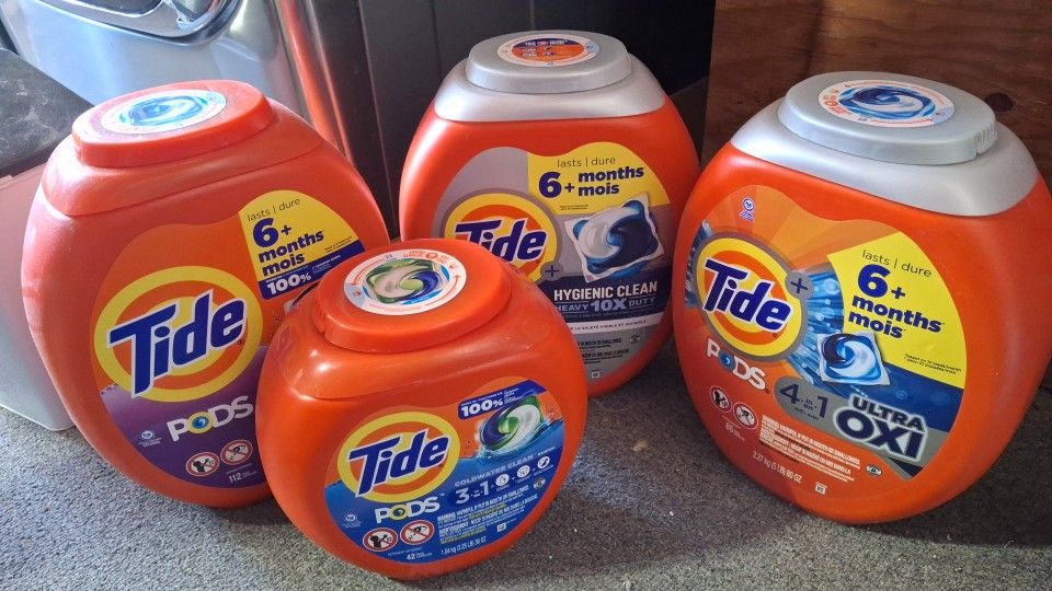 Tide Detergent Pods new