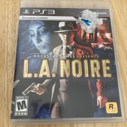 PS3  LA  Noire